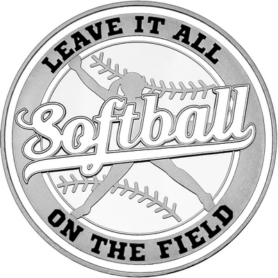 White "Softball" with White Outer Circular Borders